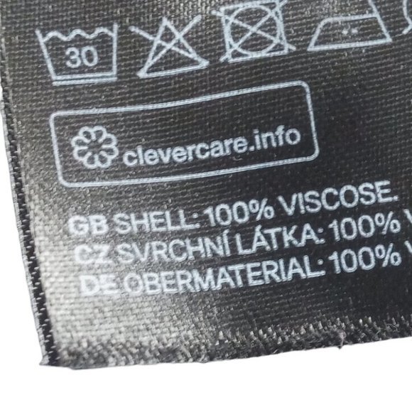 H&M Long Sleeve Blouse Work Summer Puff Sleeve Top Size 2 - Picture 12 of 13